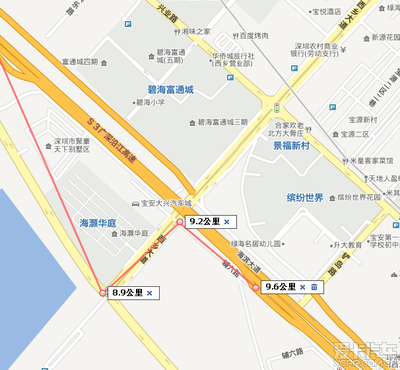 T3航站楼到沿江高速完美指引路书附地图和实景图_深圳汽车论坛_XCAR 爱卡汽车俱乐部